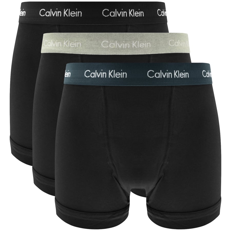 Calvin Klein Underwear Three Pack Trunks Black Mainline Menswear United States